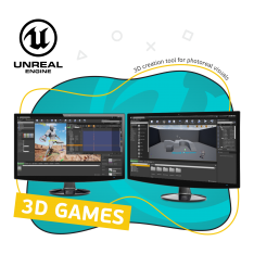 Unreal Engine 4. Игровой движок - КИБЕРшкола программирования для детей, компьютерные курсы для школьников, начинающих и подростков - KIBERone г. Северное Чертаново