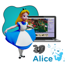 Alice 3d - КИБЕРшкола программирования для детей, компьютерные курсы для школьников, начинающих и подростков - KIBERone г. Северное Чертаново