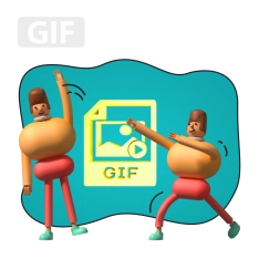 Gif-анимация - КИБЕРшкола программирования для детей, компьютерные курсы для школьников, начинающих и подростков - KIBERone г. Северное Чертаново