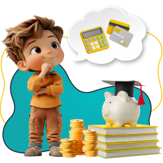 Финансовый интеллект вместе KIBERone - КИБЕРшкола программирования для детей, компьютерные курсы для школьников, начинающих и подростков - KIBERone г. Северное Чертаново