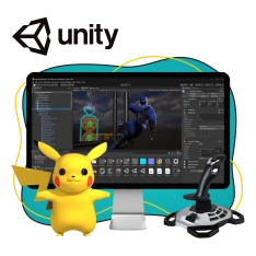 Мир игр на Unity 2D на популярном движке + AI-помощники - КИБЕРшкола программирования для детей, компьютерные курсы для школьников, начинающих и подростков - KIBERone г. Северное Чертаново