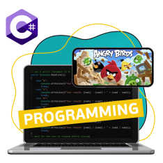 Программирование на C#. Удивительный мир 2D-игр - КИБЕРшкола программирования для детей, компьютерные курсы для школьников, начинающих и подростков - KIBERone г. Северное Чертаново