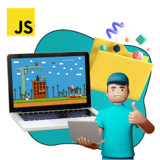Программирование на JavaScript. Учимся создавать игры! - КИБЕРшкола программирования для детей, компьютерные курсы для школьников, начинающих и подростков - KIBERone г. Северное Чертаново