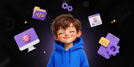 Идеальный сайт с нуля: код, дизайн и AI-помощник - КИБЕРшкола программирования для детей, компьютерные курсы для школьников, начинающих и подростков - KIBERone г. Северное Чертаново